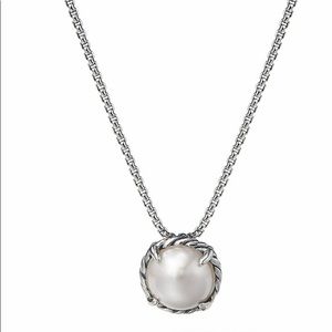 David Yurman Chatelaine Pearl Pendant Necklace